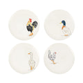 Fattoria Assorted Salad Plates - Set of 4