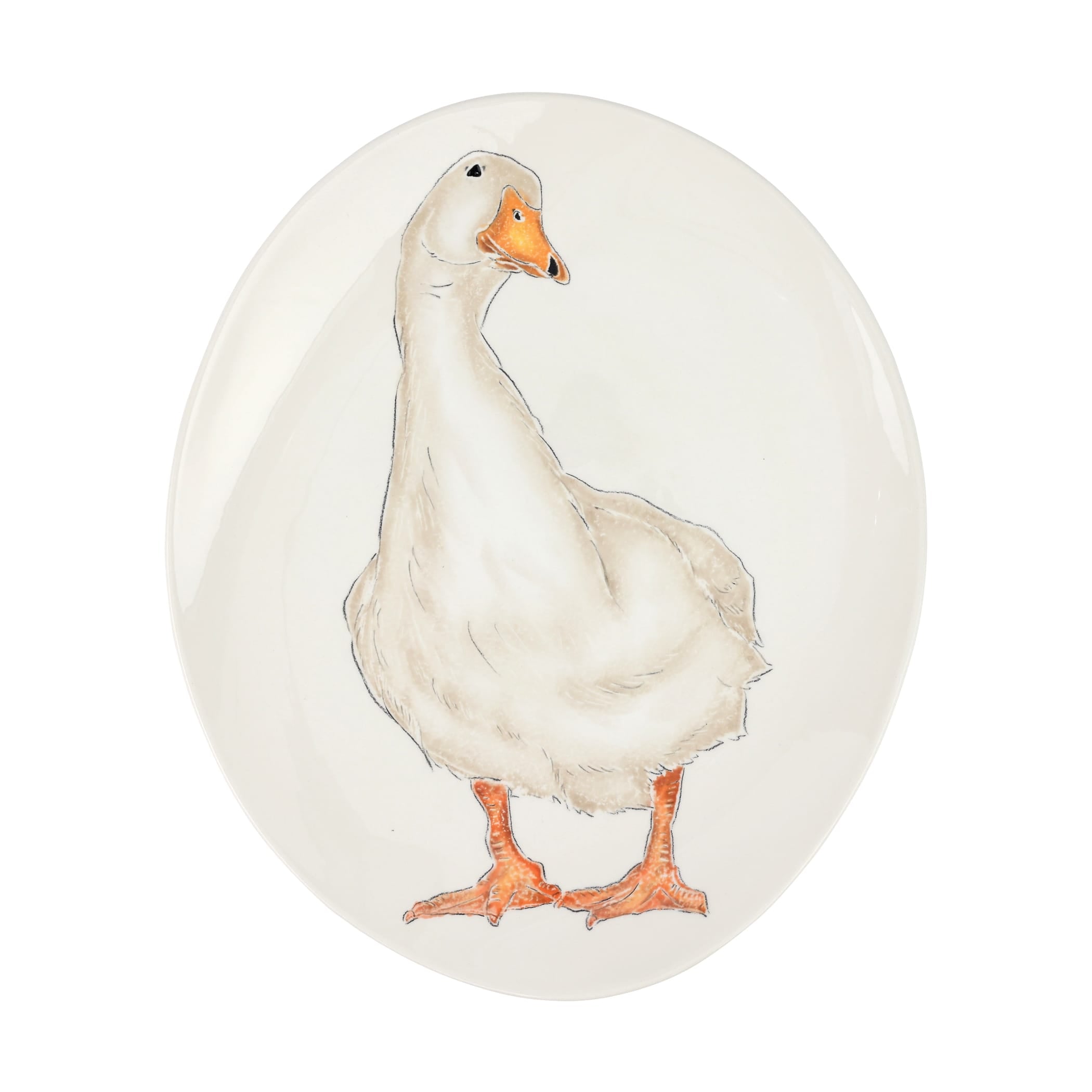 Fattoria Goose Oval Platter