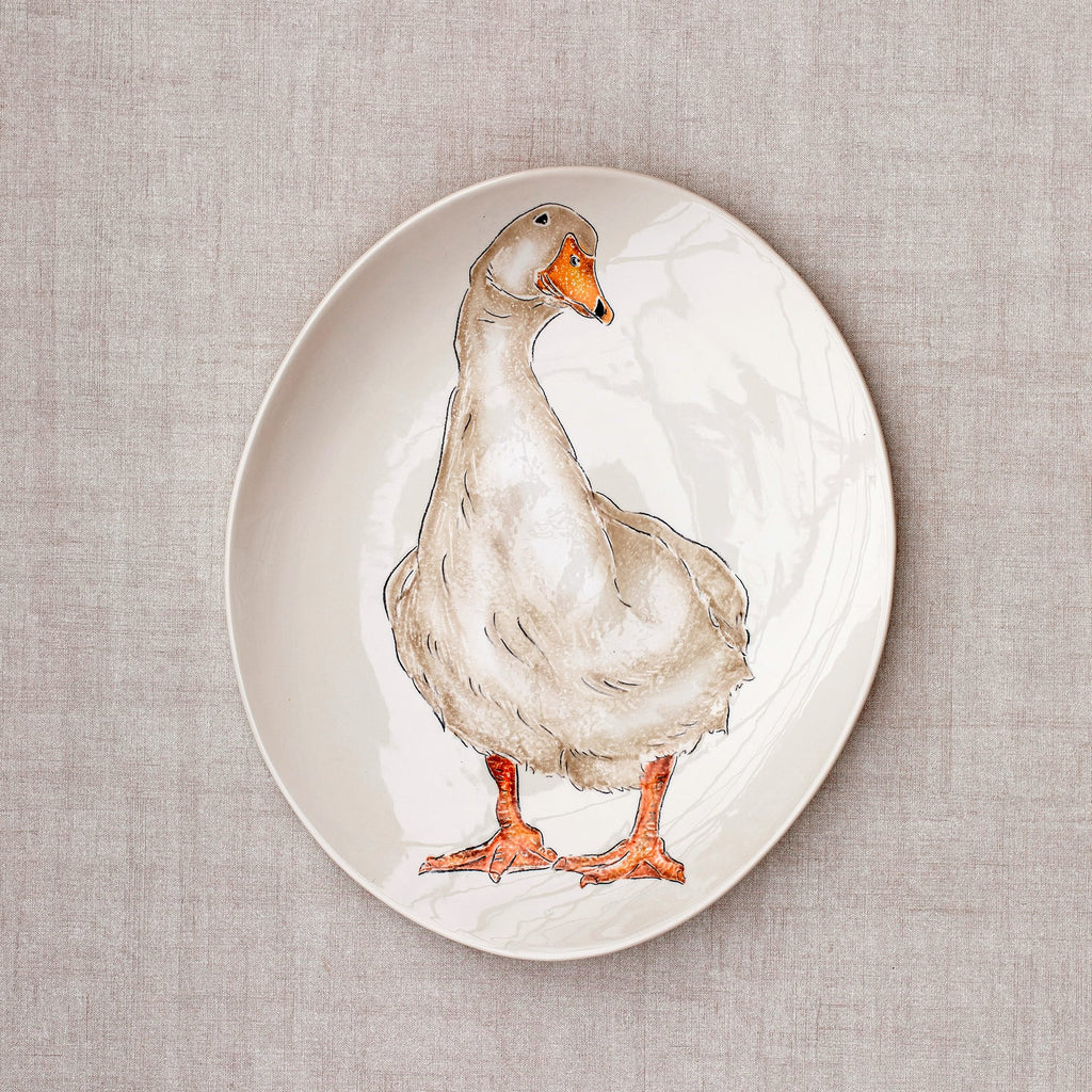 Fattoria Goose Oval Platter